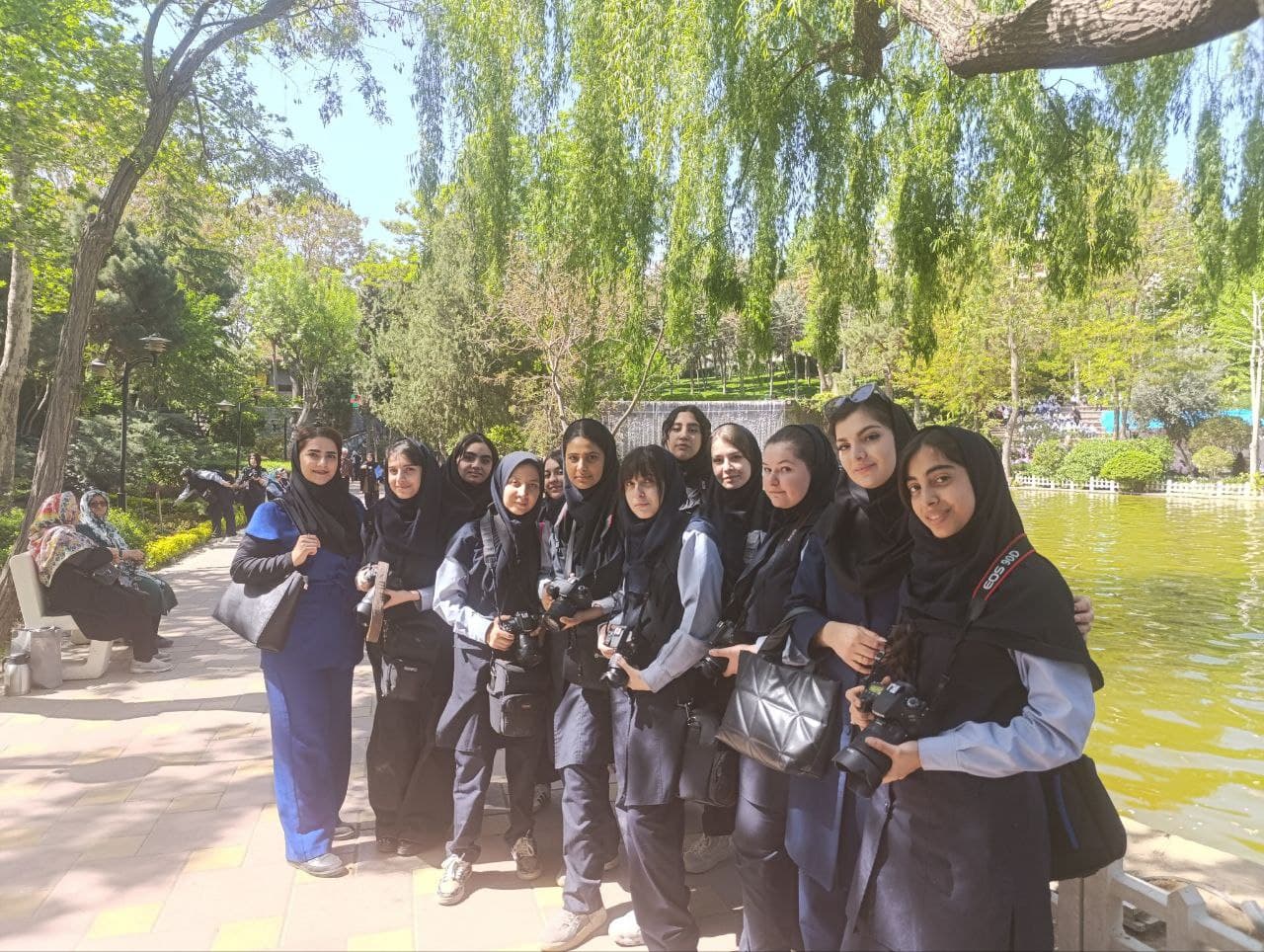اردوی پارک چمران جهت عکاسی رشته فتوگرافیک